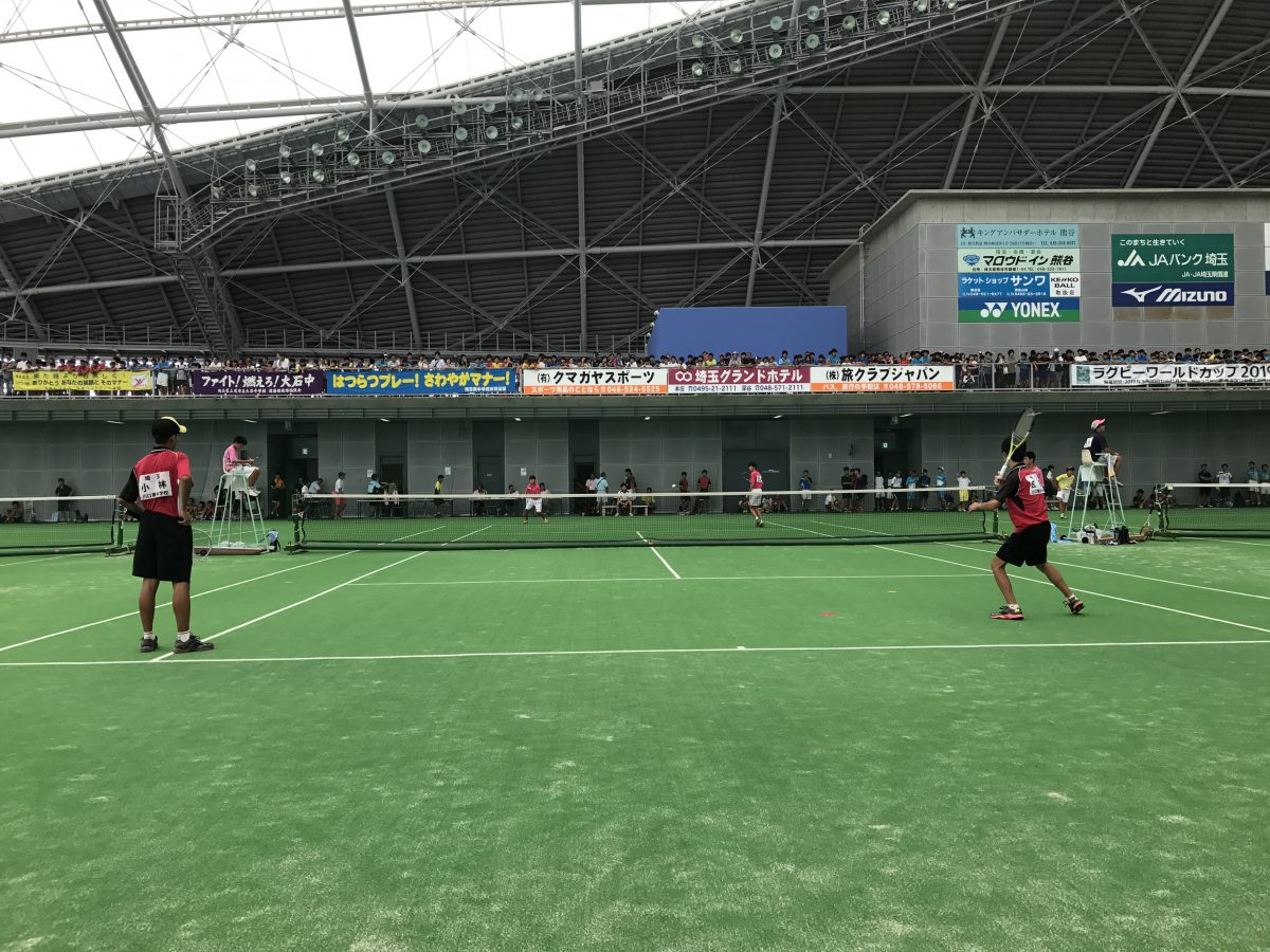 県で一勝した男子ソフトテニス部 川口市立東中学校