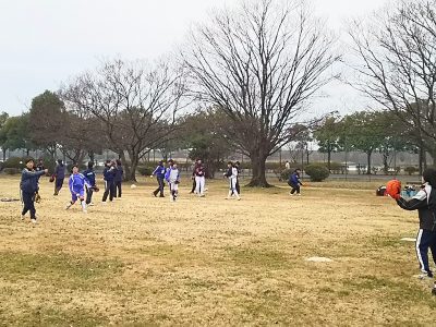 中高合同練習会 ソフトボール