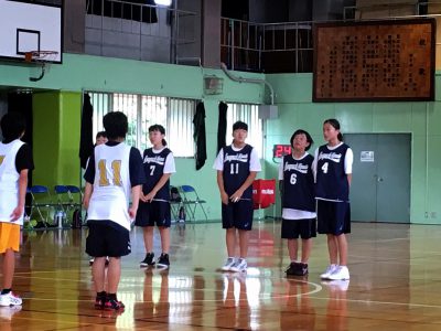 女子バスケットボール部 練習試合