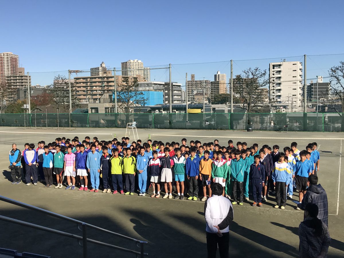 男子ソフトテニス部オータムマッチ
