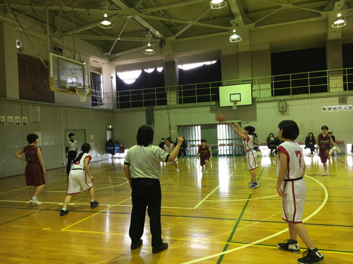 女子バスケットボール部 冬季リーグ代表決定戦