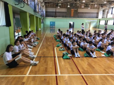 2学年 川口校外学習しおり読み合わせ