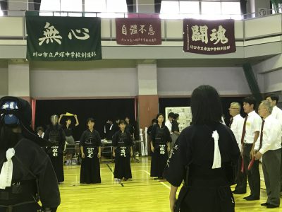 新人戦 剣道の部 団体戦