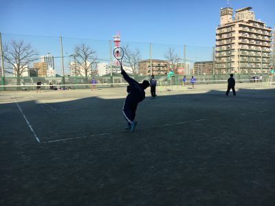男子ソフトテニス部 ウインターマッチ