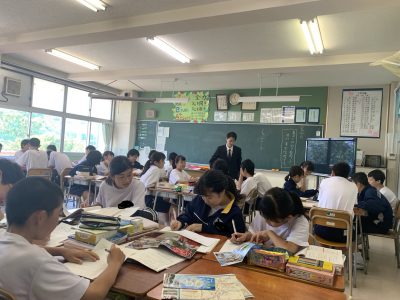 実習生授業(二学年)