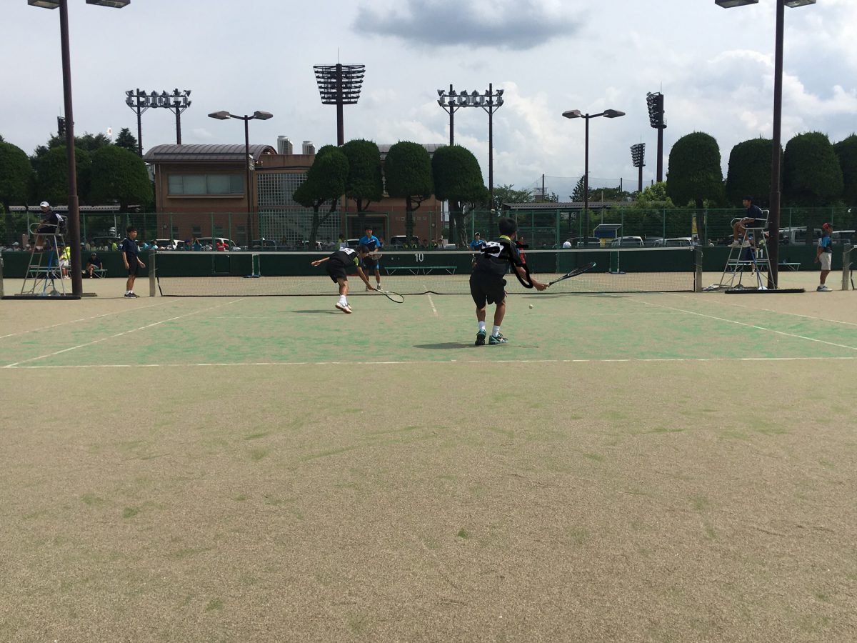 男子ソフトテニス部 学校総合体育大会