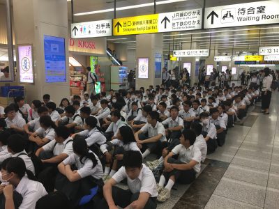 修学旅行〜京都駅到着〜