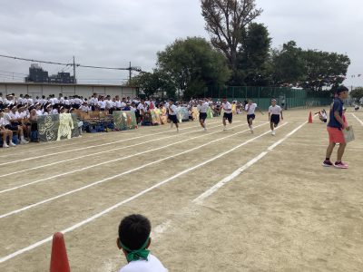 令和元年度第７２回体育祭　大繩　学年種目　全員リレー①