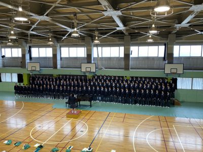 3年生合唱コンクールリハーサル