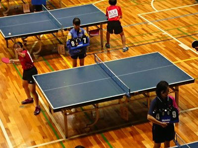 県新人兼県民総合スポーツ大会 女子卓球の部 個人戦