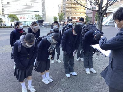 74期2学年　東京校外学習　川口駅チェック