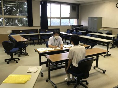 6月30日(火):3学年 二者面談