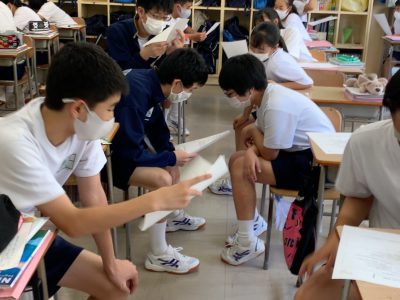 ８月２４日(月):３学年　授業の様子