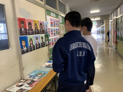 10月27日㈫　3学年　生徒会役員選挙の様子