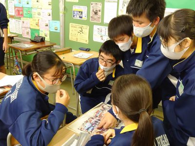 10月8日㈭　3学年　クラスページ作成中