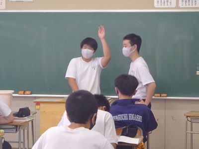 10月13日㈫　3学年　テスト対策学習の様子