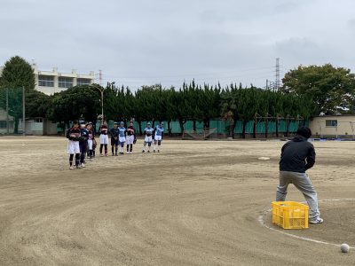 11月3日（火）ソフトボール部　東京成徳大学高等学校　合同練習　