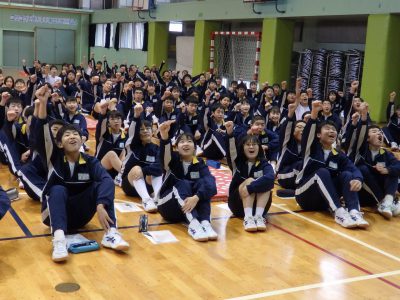 11月24日㈫　３学年　百人一首大会