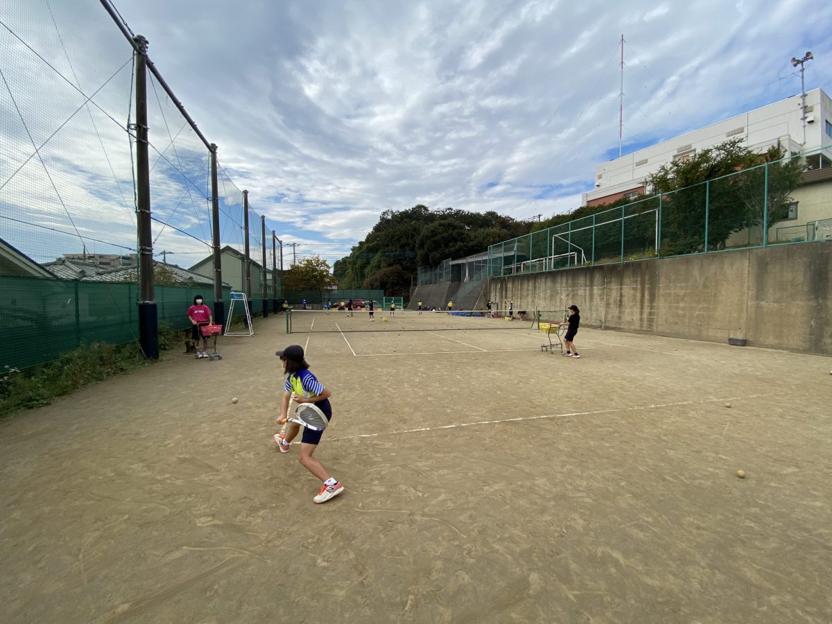 １１月７日（土）：ソフトテニス部　八幡木中学校と合同練習会