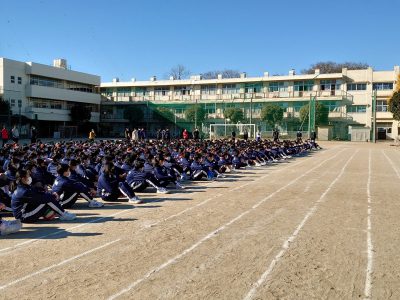 12月21日㈪　避難訓練の様子