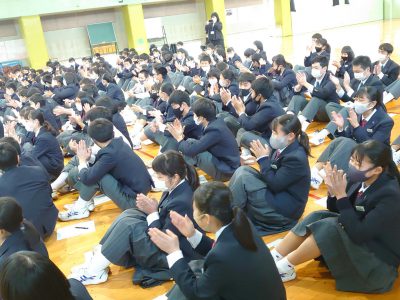 12月24日㈭　３学年 成長を感じた2学期でした