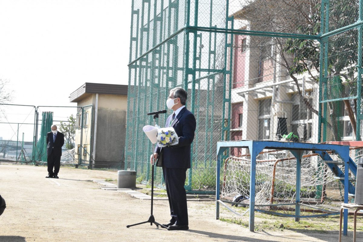 ３月２６日（金）修了式：東中学校