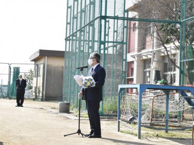 ３月２６日（金）修了式：東中学校