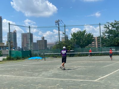 男子ソフトテニス部 サマーマッチ 7月31日(土)