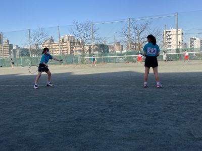 女子ソフトテニス部　新人戦下級生大会