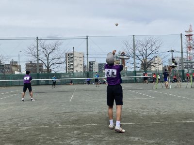 3月19日男子ソフトテニス部 市民体育祭