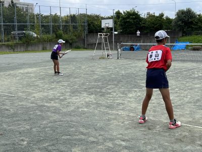 ９月４日（日）：女子ソフトテニス部🎾（４校練習試合）