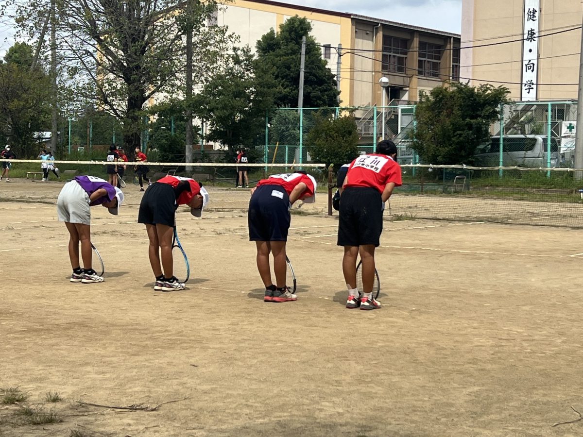 ９月１７日（土）：女子ソフトテニス部🎾（埼玉県東部地区大会）