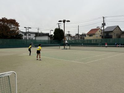１１月２０日（日）：女子ソフトテニス部🎾（クラブ対抗戦）