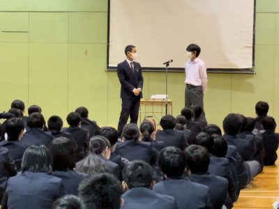 【2学年】2学期末の学年集会