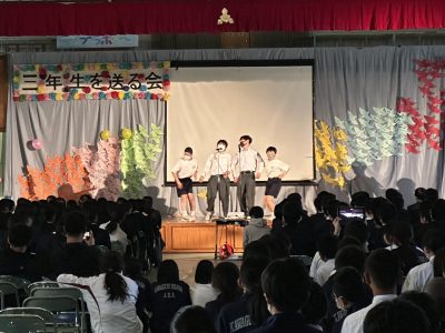 ３月７日（火）：3年生を送る会④