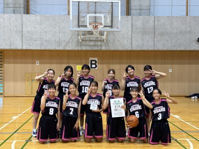 女子バスケ部🏀川口市市民体育祭🏀第2位（県大会出場）