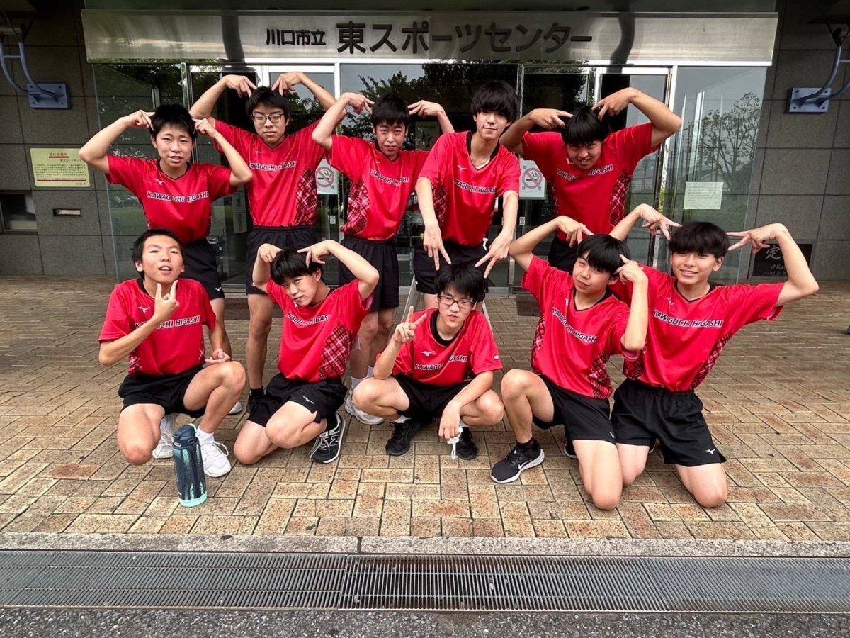 卓球部🏓　学校総合体育大会　男子団体戦