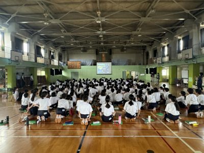 あっぱれ８０期🟢校外学習の様子をお知らせします（集会）