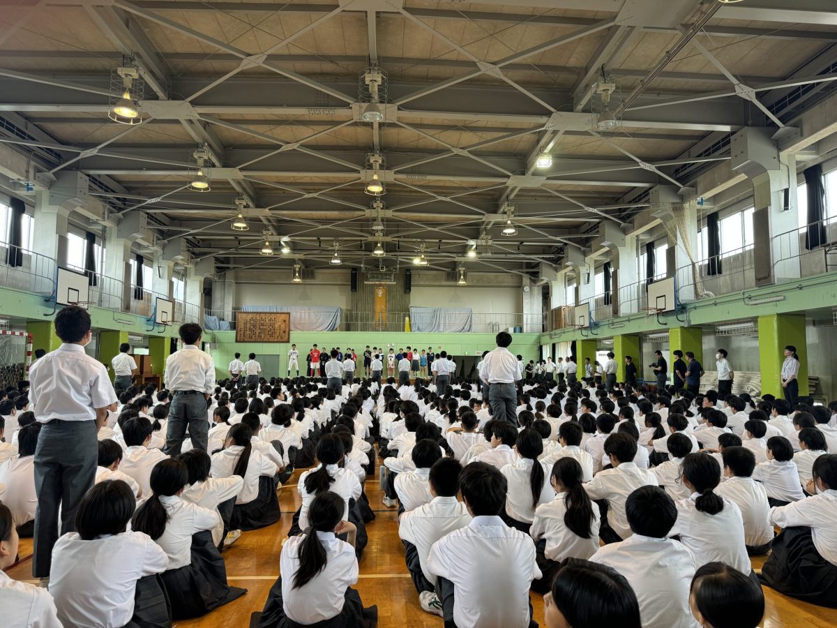 学校総合体育大会：壮行会🔵🐯🟢