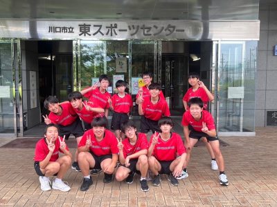 卓球部🏓　学校総合体育大会　男子個人戦