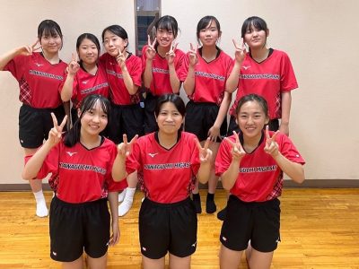 卓球部🏓　学校総合体育大会　女子個人戦