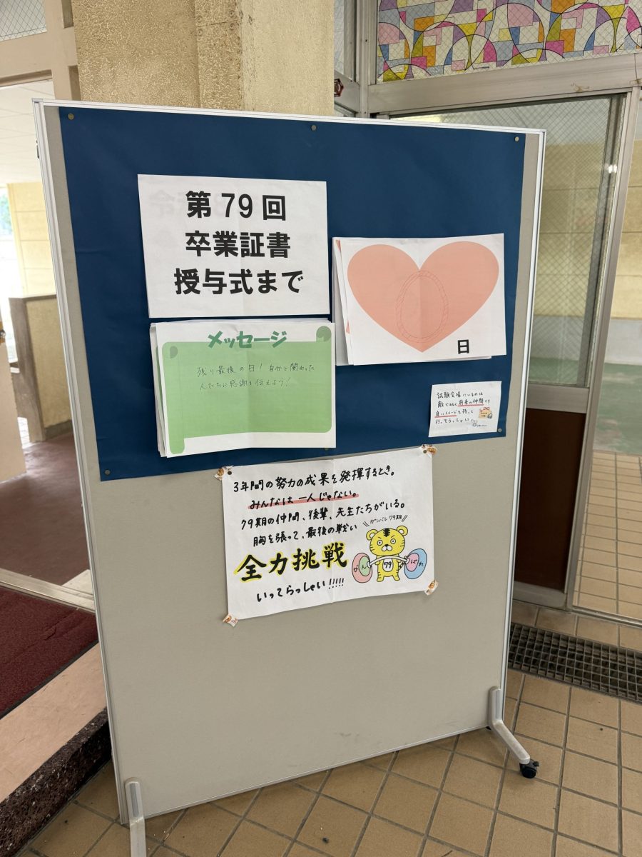 ３月１３日（金）：卒業証書授与式２🐯🟢🐳🟡