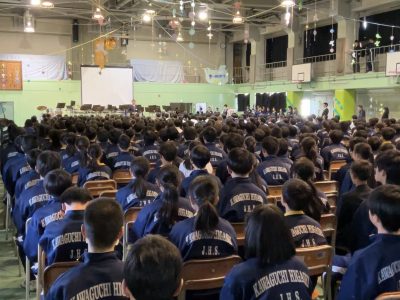 ３月６日（木）三年生を送る会🐯🟢🐳🟡