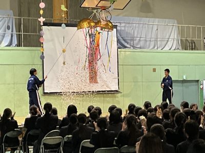 ３月６日（木）：３年生を送る会７🐯🟢🐳🟡